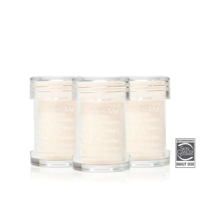Jane Iredale Powder-Me SPF Dry Sunscreen Refillable Brush Translucent (Refill 3-Pack) 7.5g