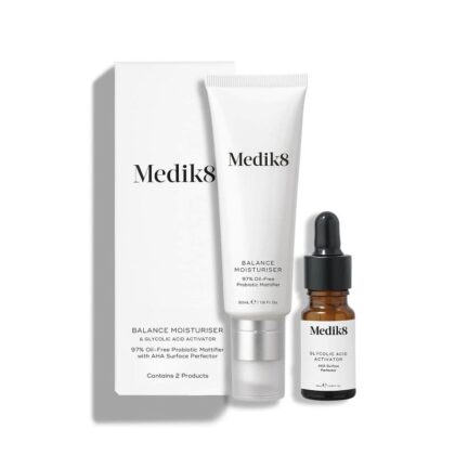 Medik8 Balance Moisturiser with Glycolic Acid Activator 50ml