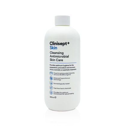 Clinisept+ Skin Cleansing Antimicrobial Care 490ml + Spray Pump *KIT*
